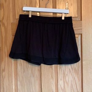 Athletic skirt with built in shorts